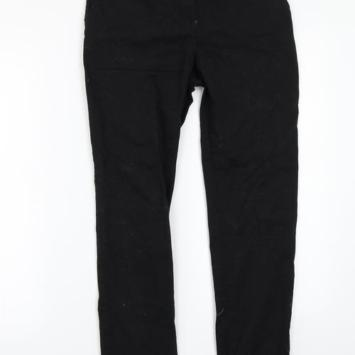 H&M Womens Black   Trousers  Size 34 L28 in