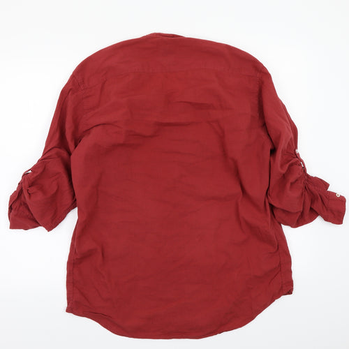 Zara Womens Red   Basic T-Shirt Size XL