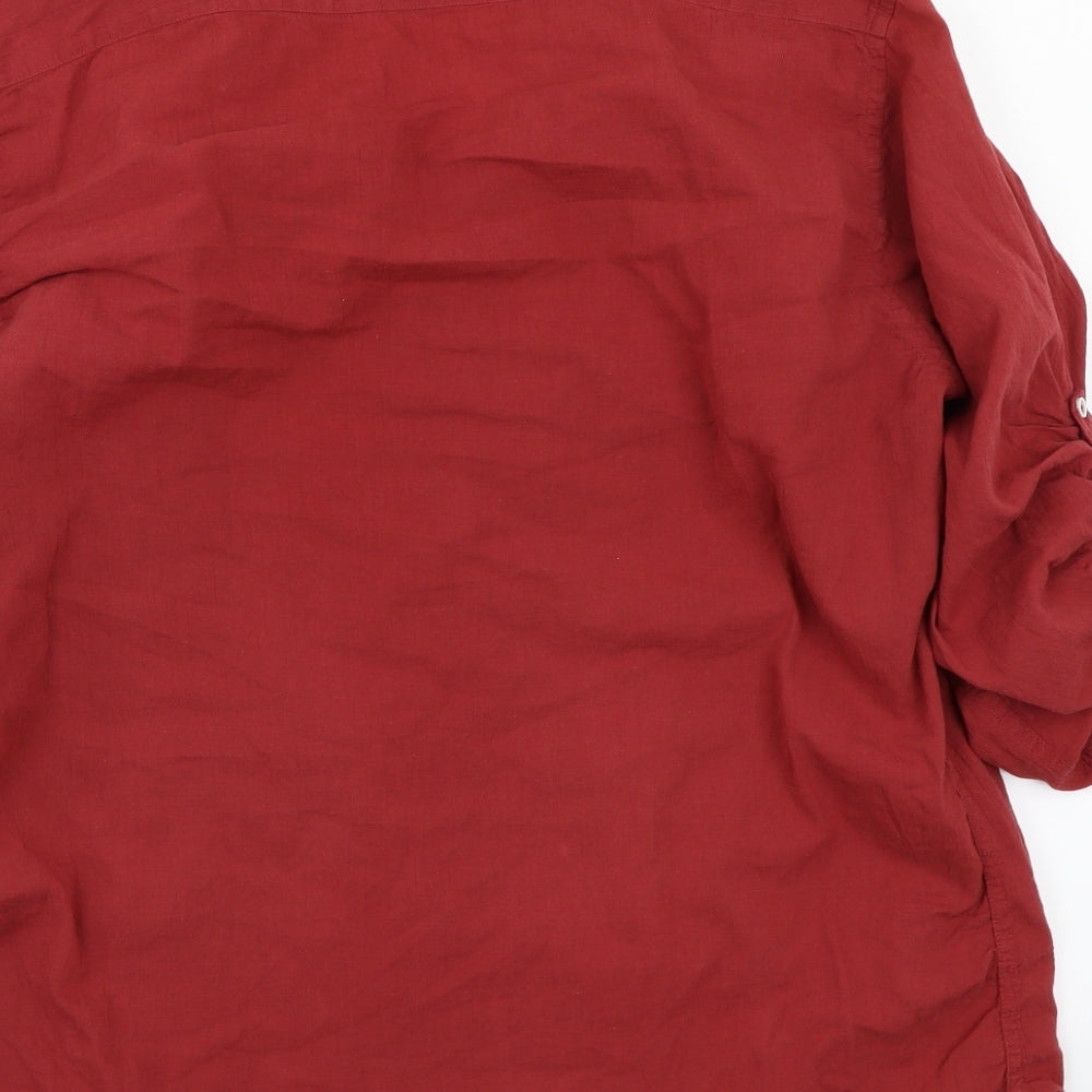 Zara Womens Red   Basic T-Shirt Size XL