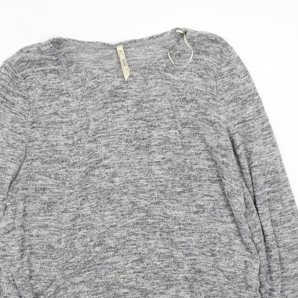 Stella Womens Grey   Basic T-Shirt Size 10