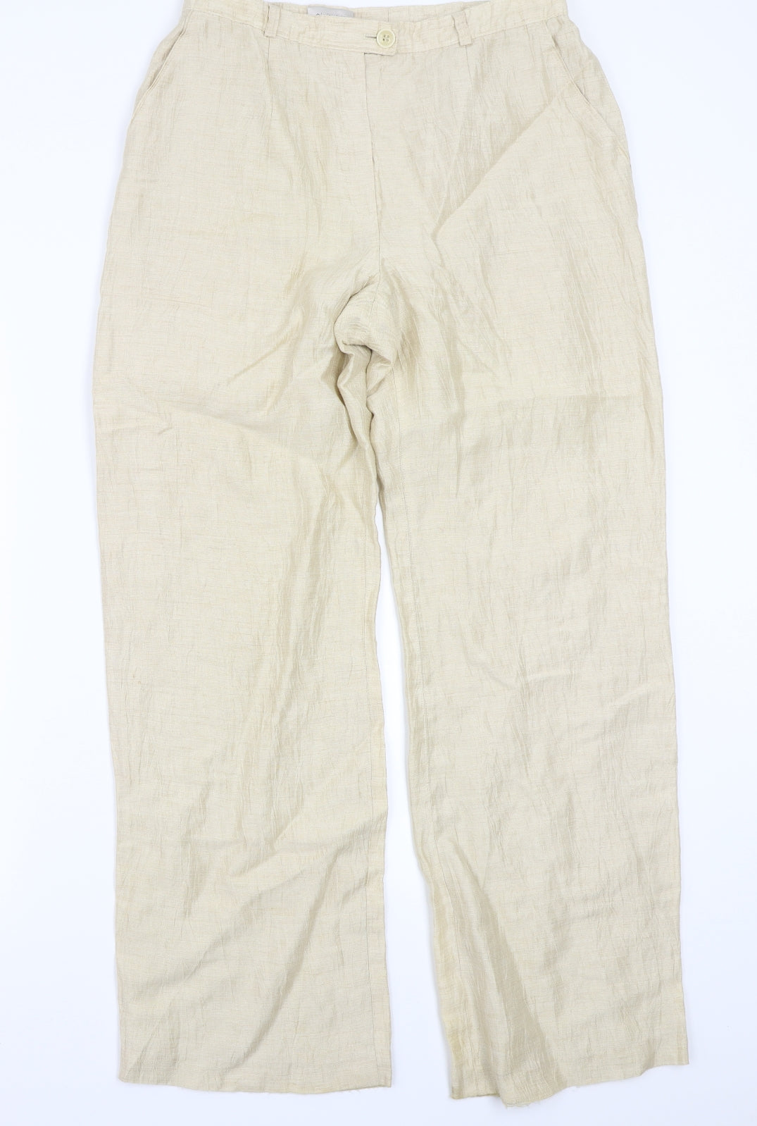 Basler Womens Beige   Trousers  Size 14 L28 in