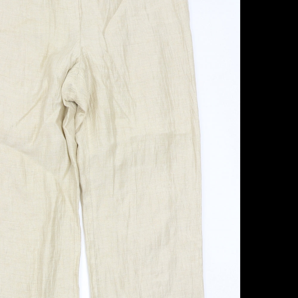 Basler Womens Beige   Trousers  Size 14 L28 in