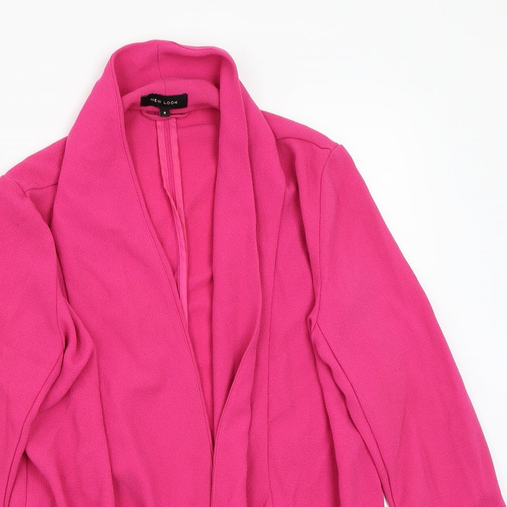 Newlook Womens Pink   Jacket Blazer Size 8