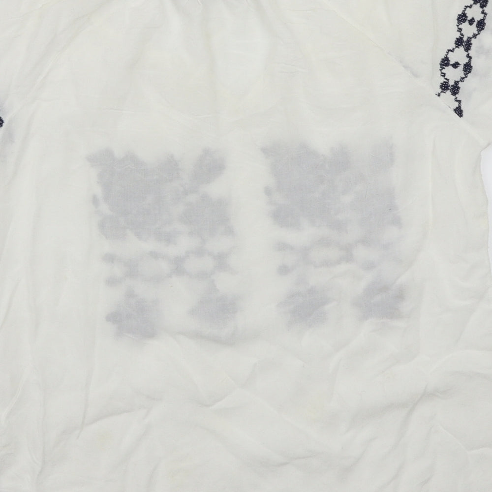 Luo taiere Womens White   Basic T-Shirt Size S