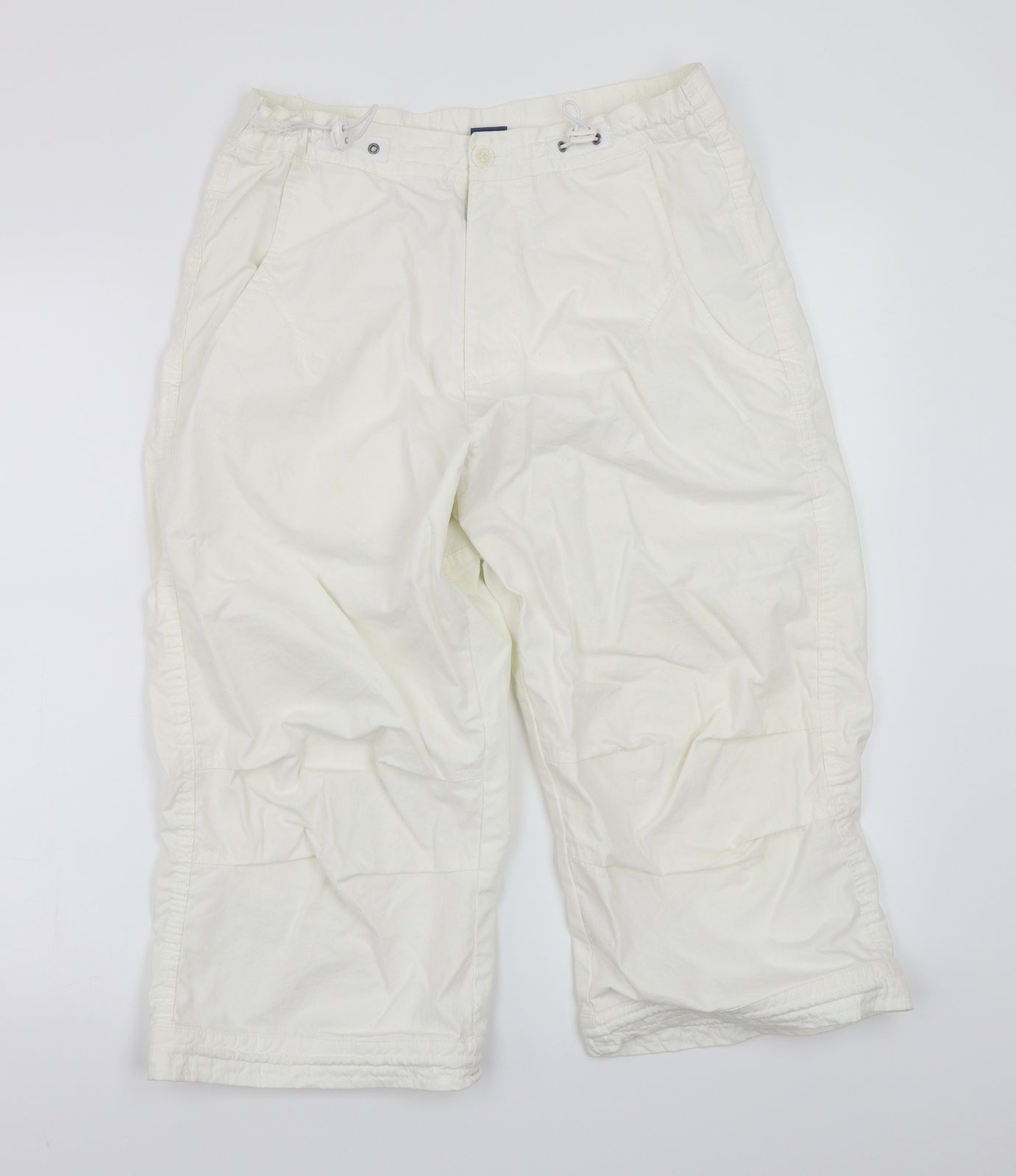 Bench Womens White   Cargo Trousers Size 32