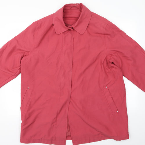Damart Womens Pink   Overcoat Coat Size 46