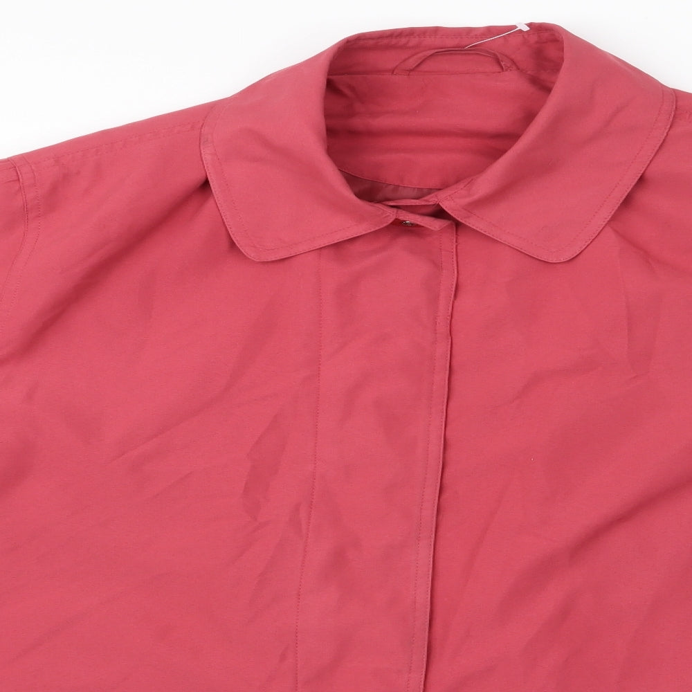 Damart Womens Pink   Overcoat Coat Size 46