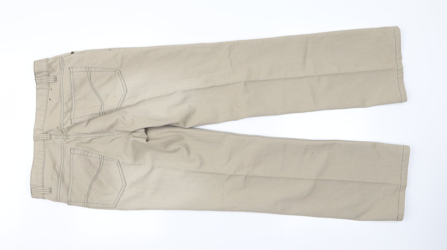 George Mens Beige   Trousers  Size 32 in L40 in