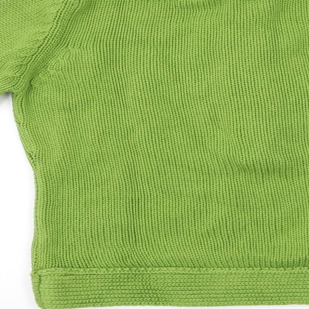 SOFT GREY Womens Green  Knit Pullover Jumper Size 10