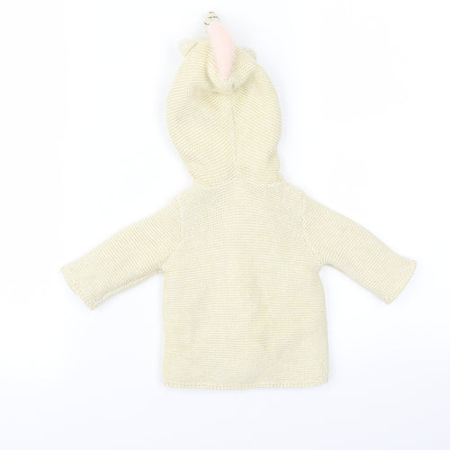 FRED&FLO Baby Beige  Knit Pullover Jumper Size 0-3 Months  - glitter