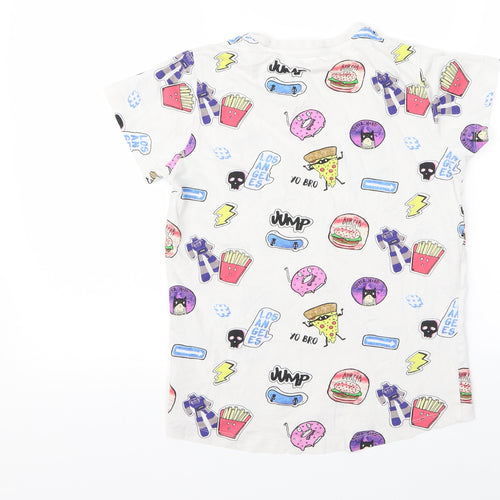 NEXT Boys White   Basic T-Shirt Size 10 Years  - cool