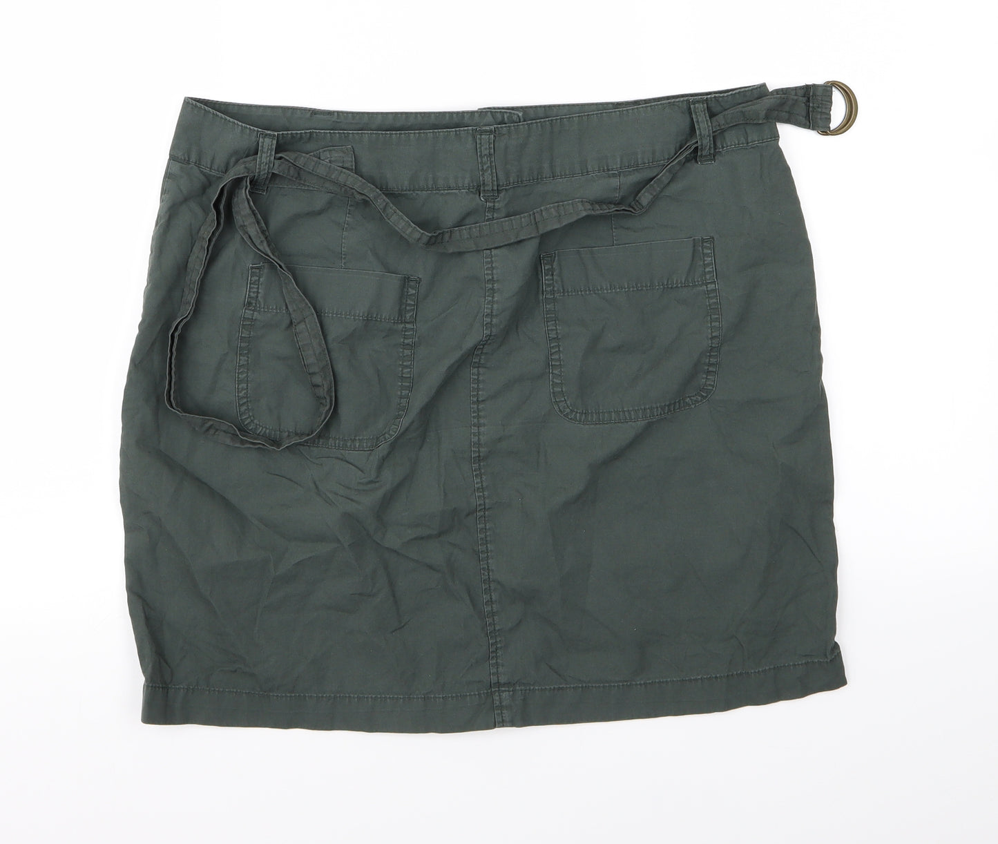 Dorothy Perkins Womens Green   Cargo Skirt Size 14
