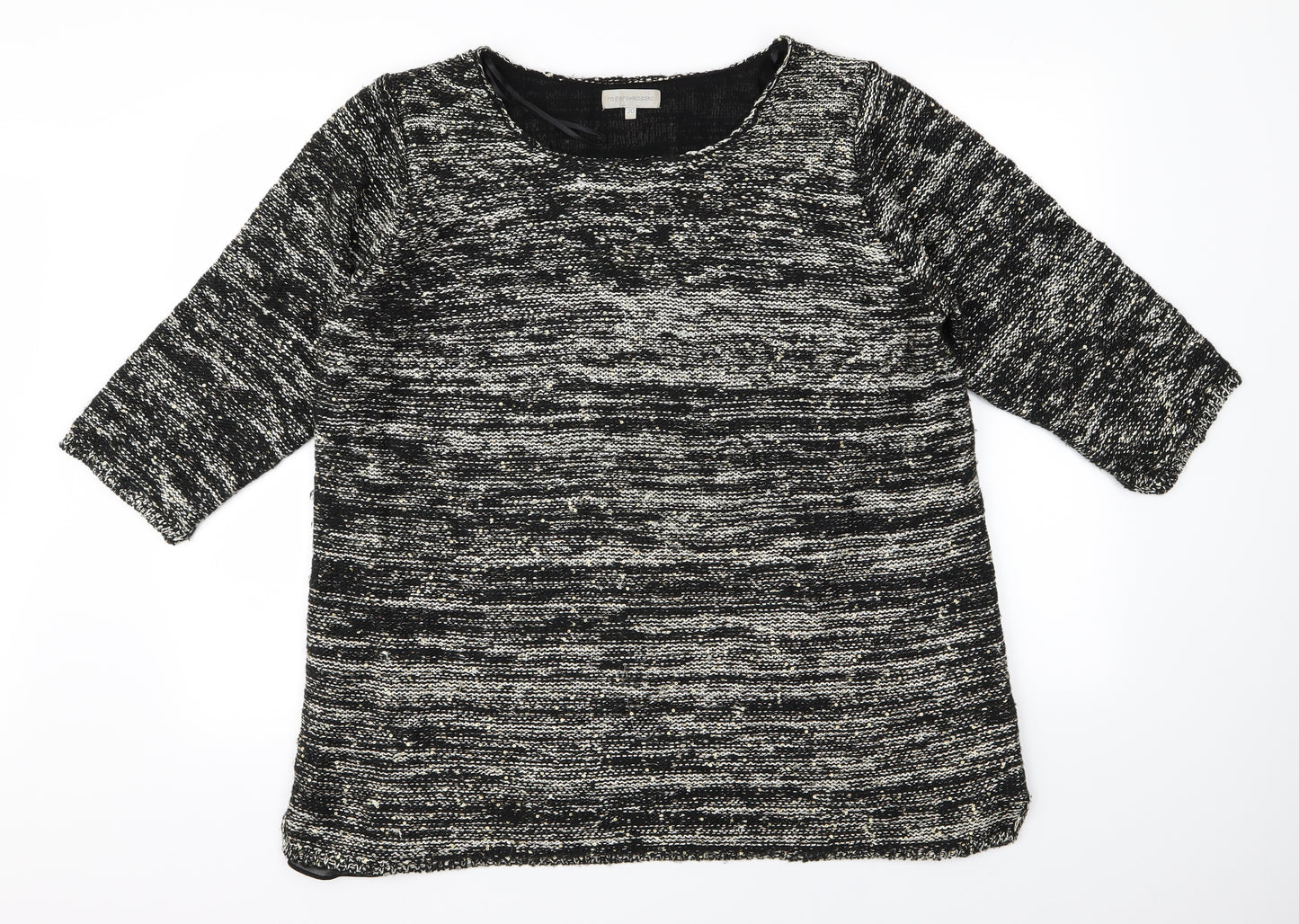 rogers + rogers Womens Black   Pullover Jumper Size 20  - Sequins all over