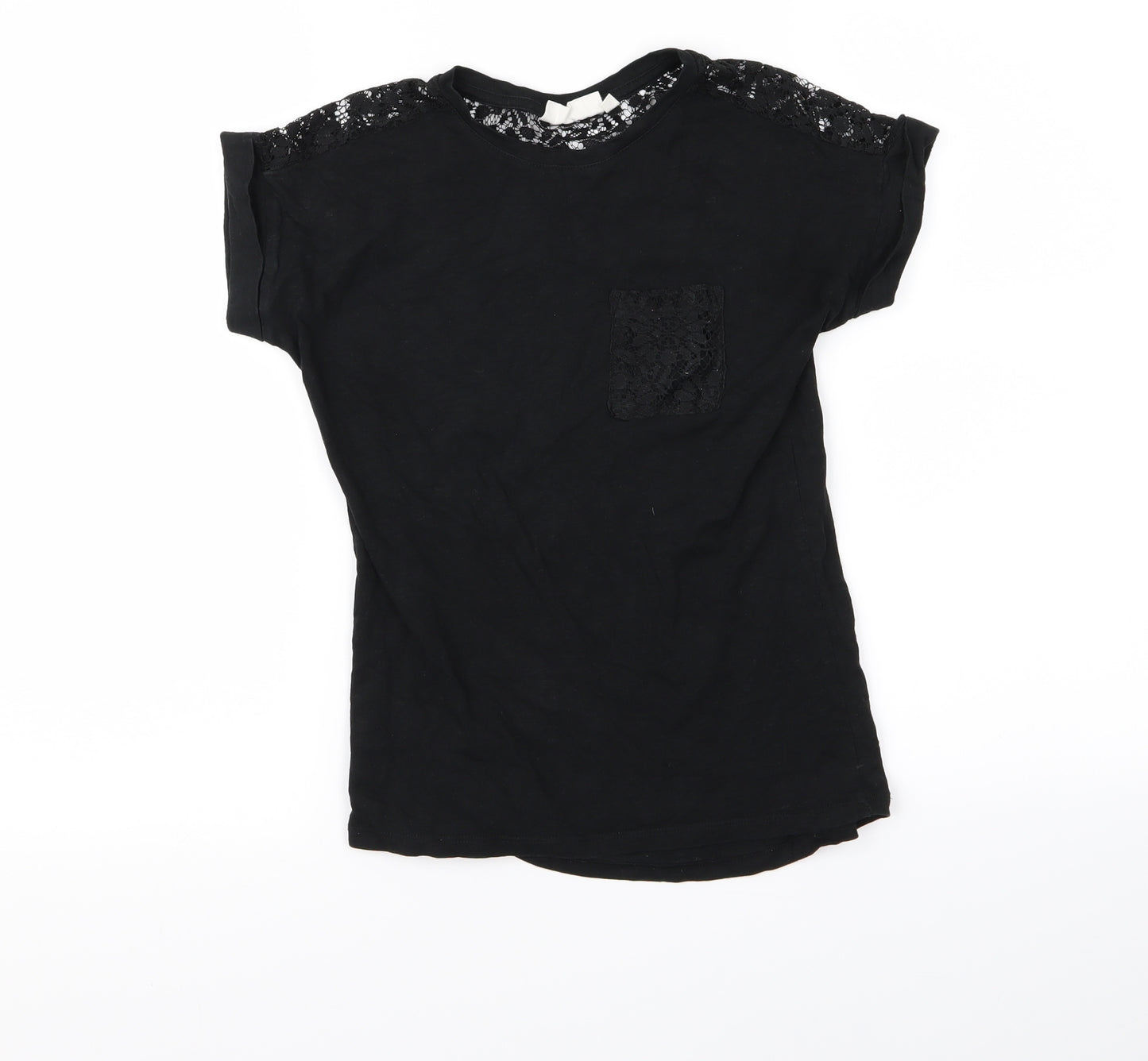 tammy girl Girls Black   Basic T-Shirt Size 13 Years