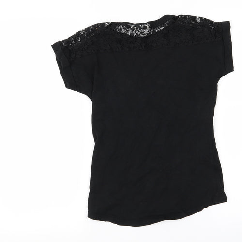 tammy girl Girls Black   Basic T-Shirt Size 13 Years