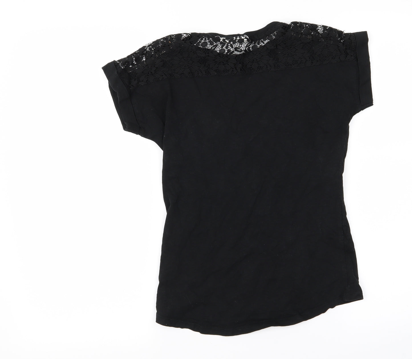 tammy girl Girls Black   Basic T-Shirt Size 13 Years