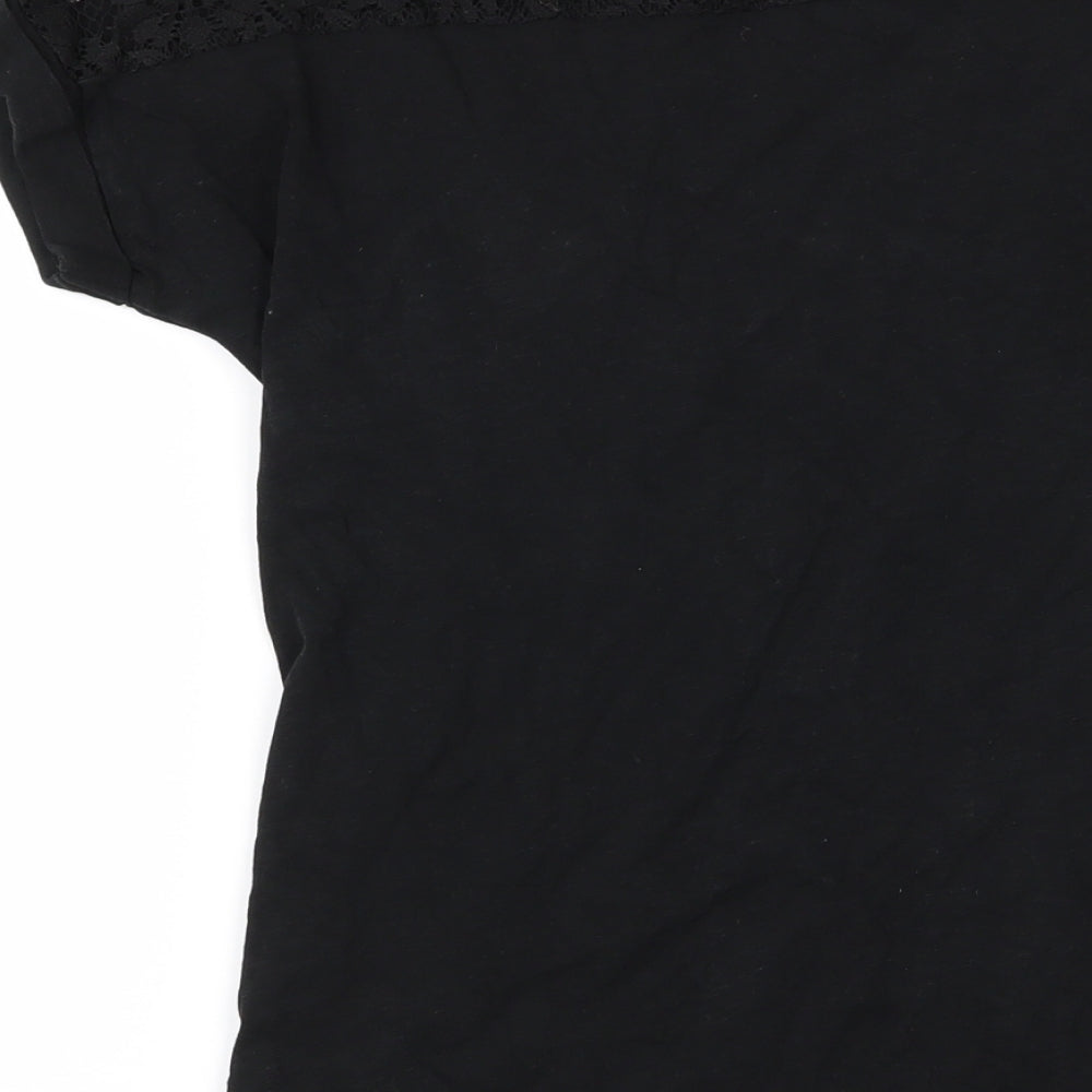 tammy girl Girls Black   Basic T-Shirt Size 13 Years