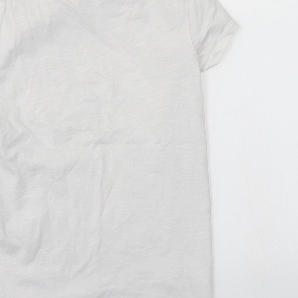 NEXT Girls White   Basic T-Shirt Size 10 Years
