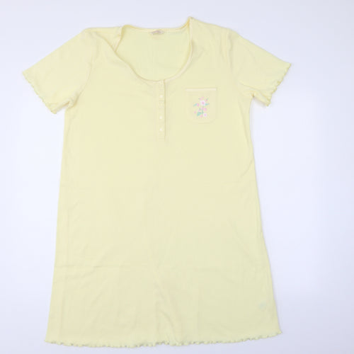 Classics Womens Yellow   T-Shirt Dress  Size 12
