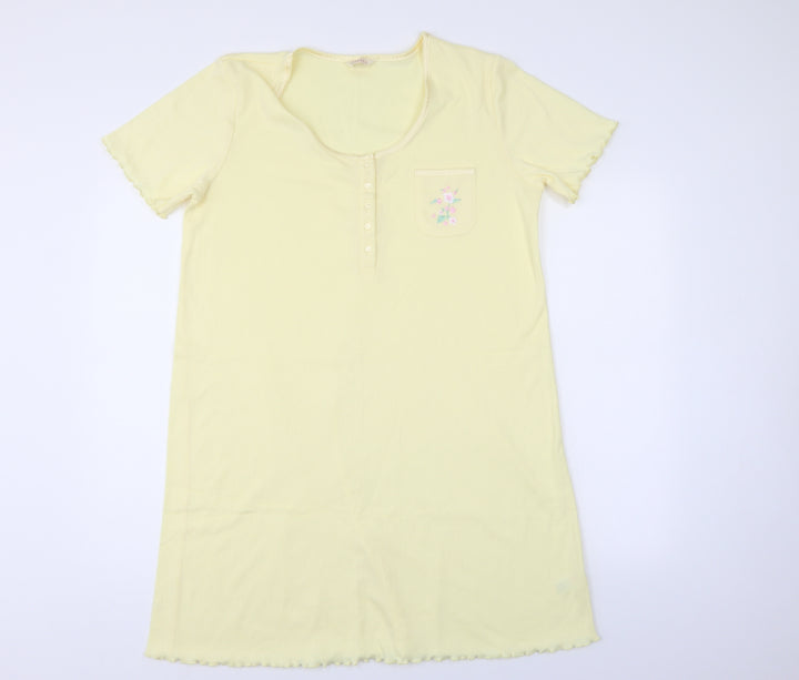 Classics Womens Yellow T-Shirt Dress Size 12