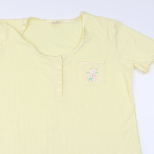 Classics Womens Yellow   T-Shirt Dress  Size 12