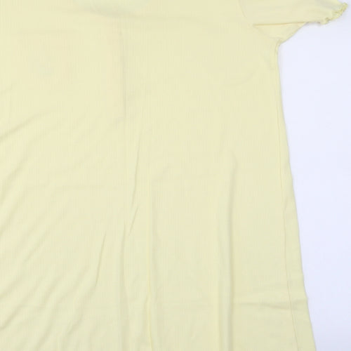 Classics Womens Yellow   T-Shirt Dress  Size 12