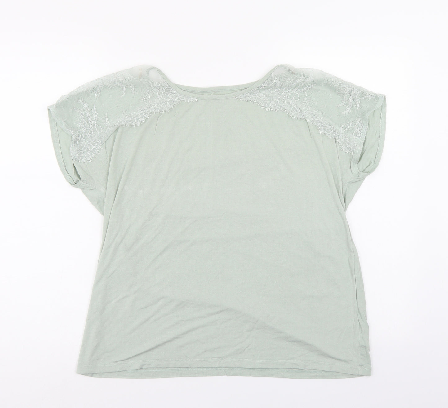 George Womens Green   Basic T-Shirt Size 12