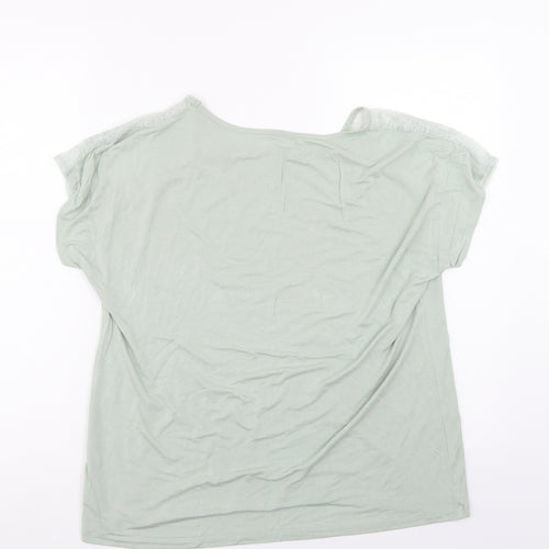 George Womens Green   Basic T-Shirt Size 12