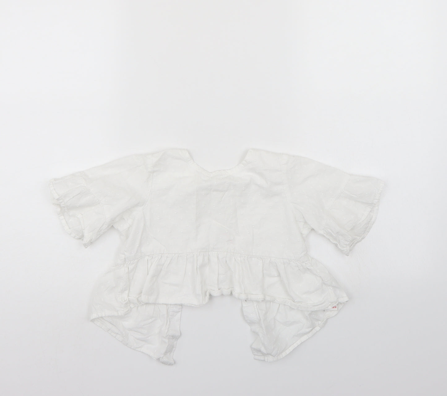 NEXT Girls White   Tunic Blouse Size 7 Years