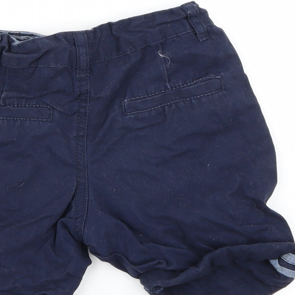 Denim & Co. Boys Blue   Chino Shorts Size 4-5 Years