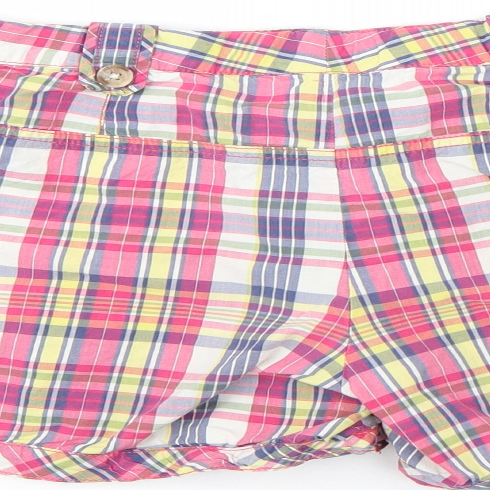 Tommy Hilfiger Boys Multicoloured Check  Chino Shorts Size 16 Years