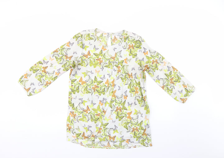 NEXT Womens Multicoloured Animal Print  Basic Blouse Size 6