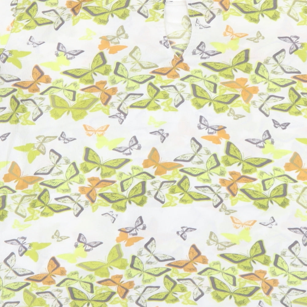 NEXT Womens Multicoloured Animal Print  Basic Blouse Size 6