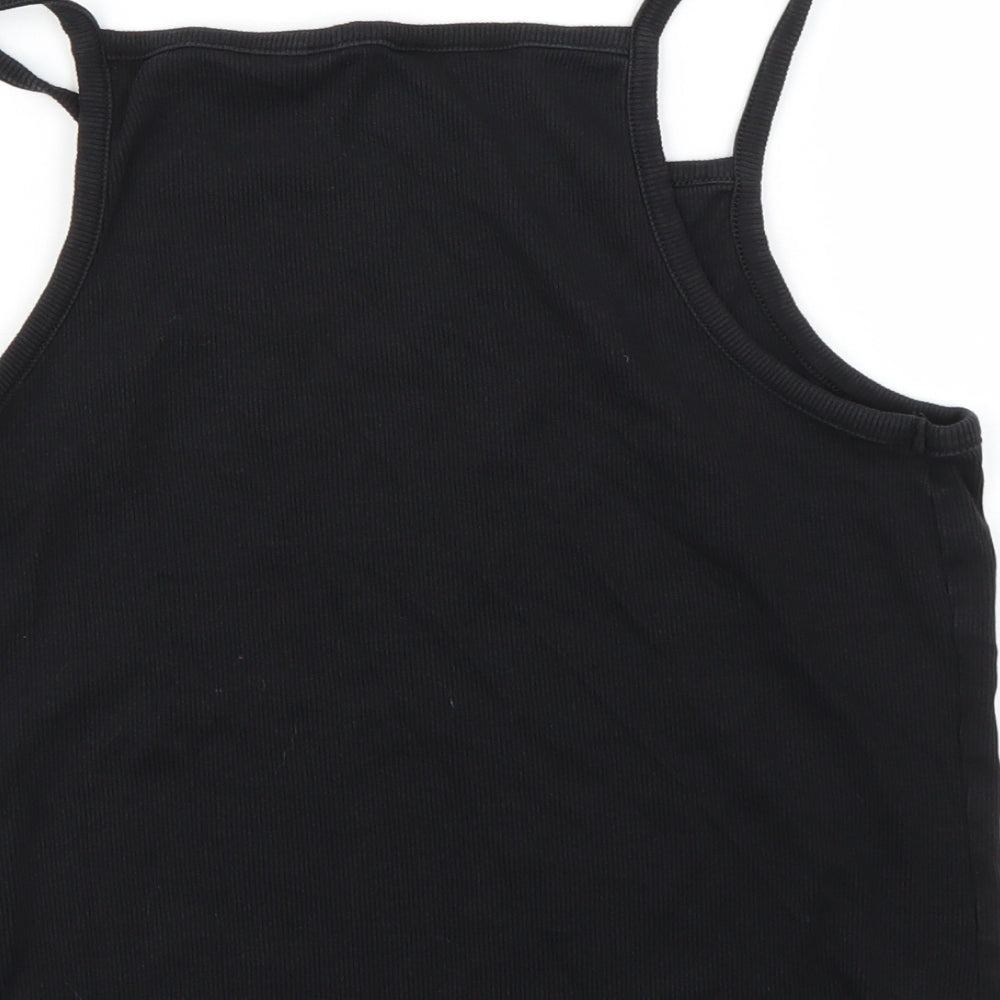 New Look Womens Black   Basic Tank Size 18