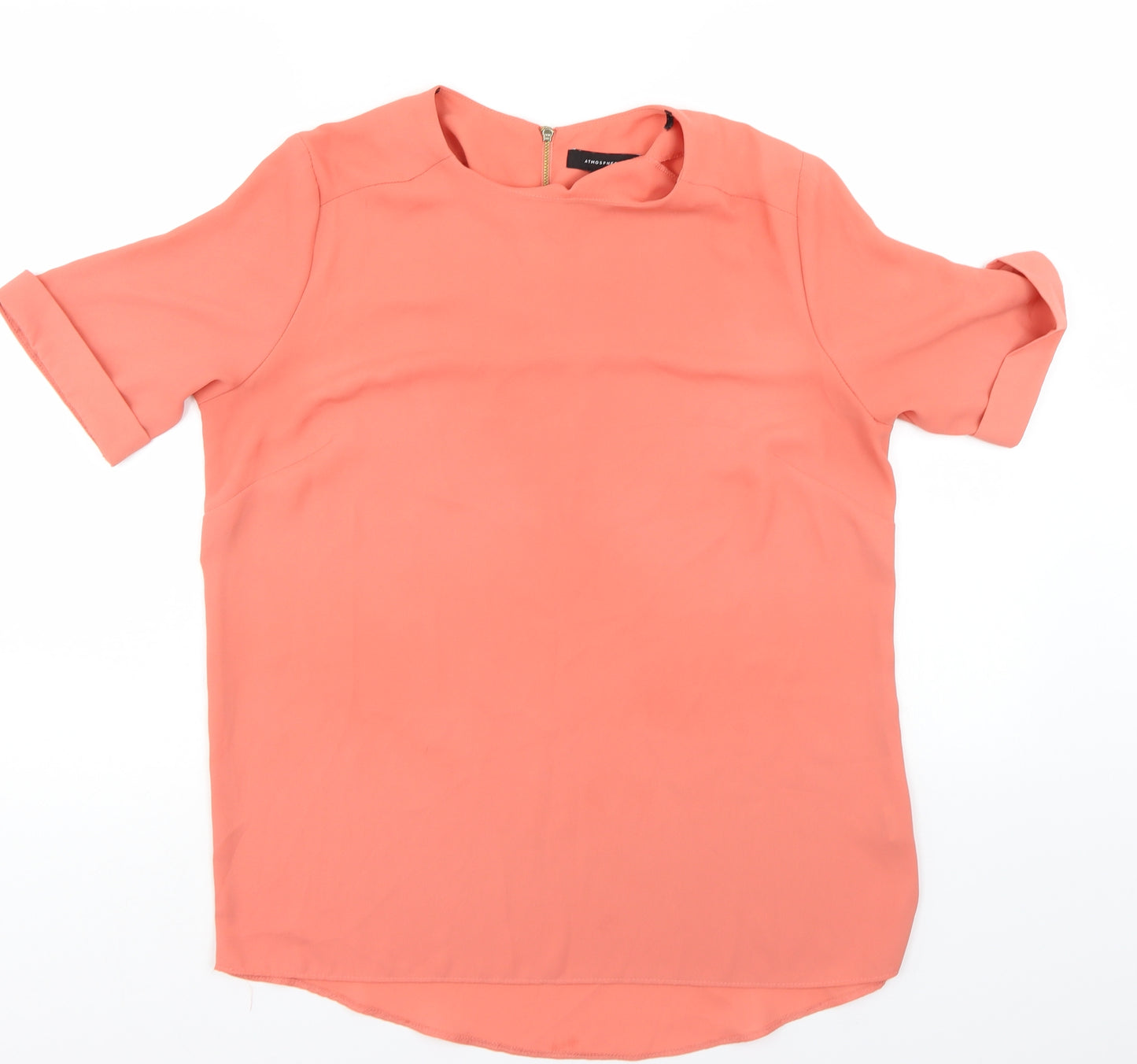Atmosphere Womens Orange   Basic Blouse Size 12