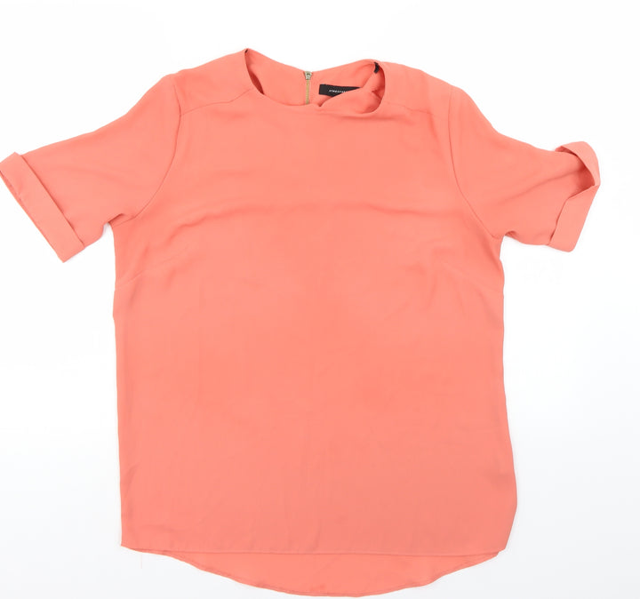 Atmosphere Womens Orange   Basic Blouse Size 12