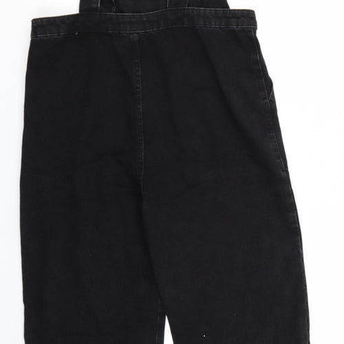 F&F Womens Black   Dungarees Trousers Size 10 L23 in