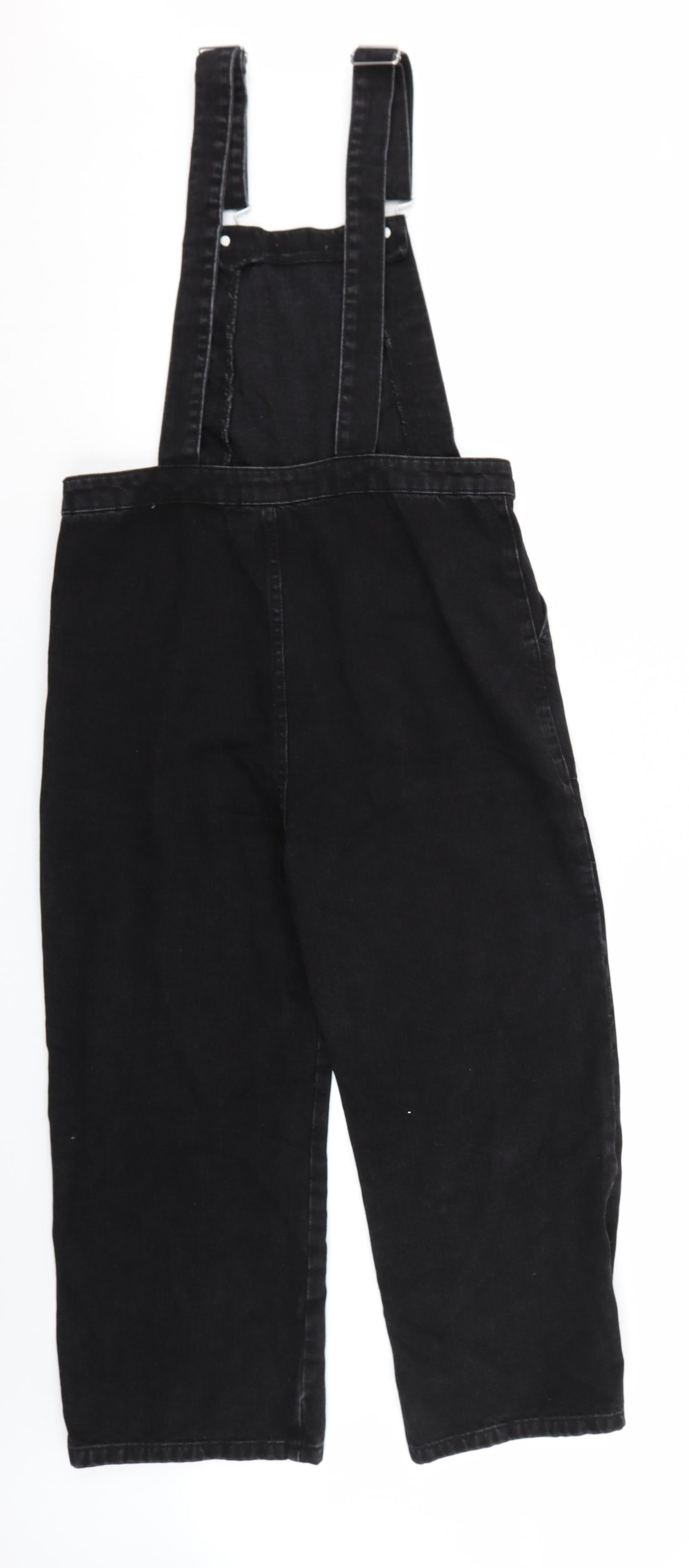 F&F Womens Black   Dungarees Trousers Size 10 L23 in