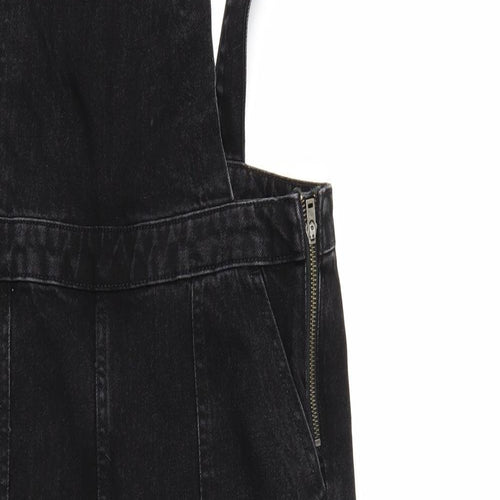 F&F Womens Black   Dungarees Trousers Size 10 L23 in