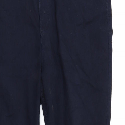M&S Womens Blue   Trousers  Size 20 L27 in