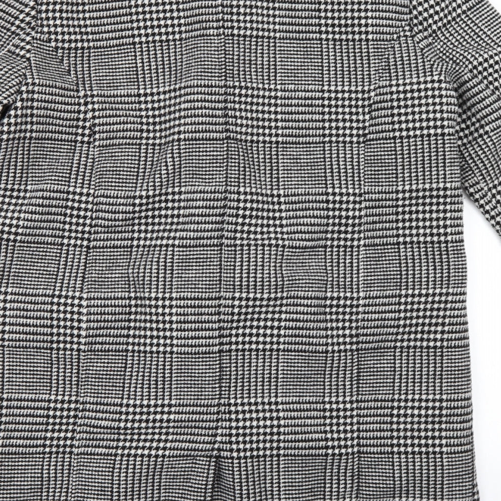 Forever 21 Men Mens Grey Herringbone  Overcoat Coat Size S
