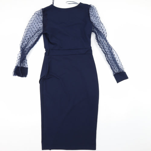 Quiz Womens Blue   A-Line  Size 10