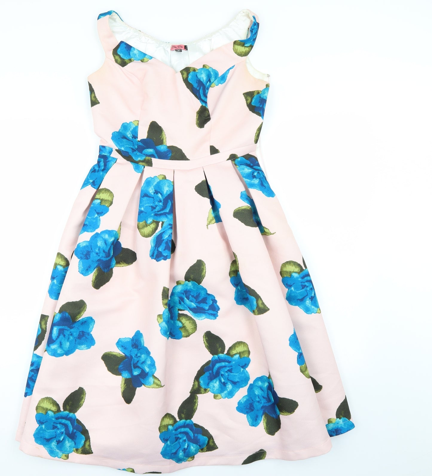 Chi Chi Womens Multicoloured Floral  Tank Dress  Size 10