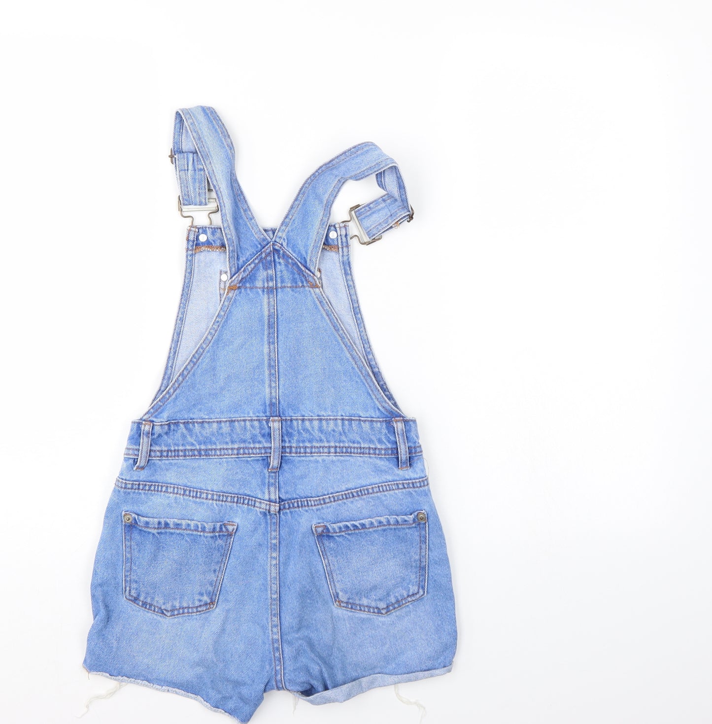 New Look Girls Blue  Denim Dungarees Trousers Size 9 Months