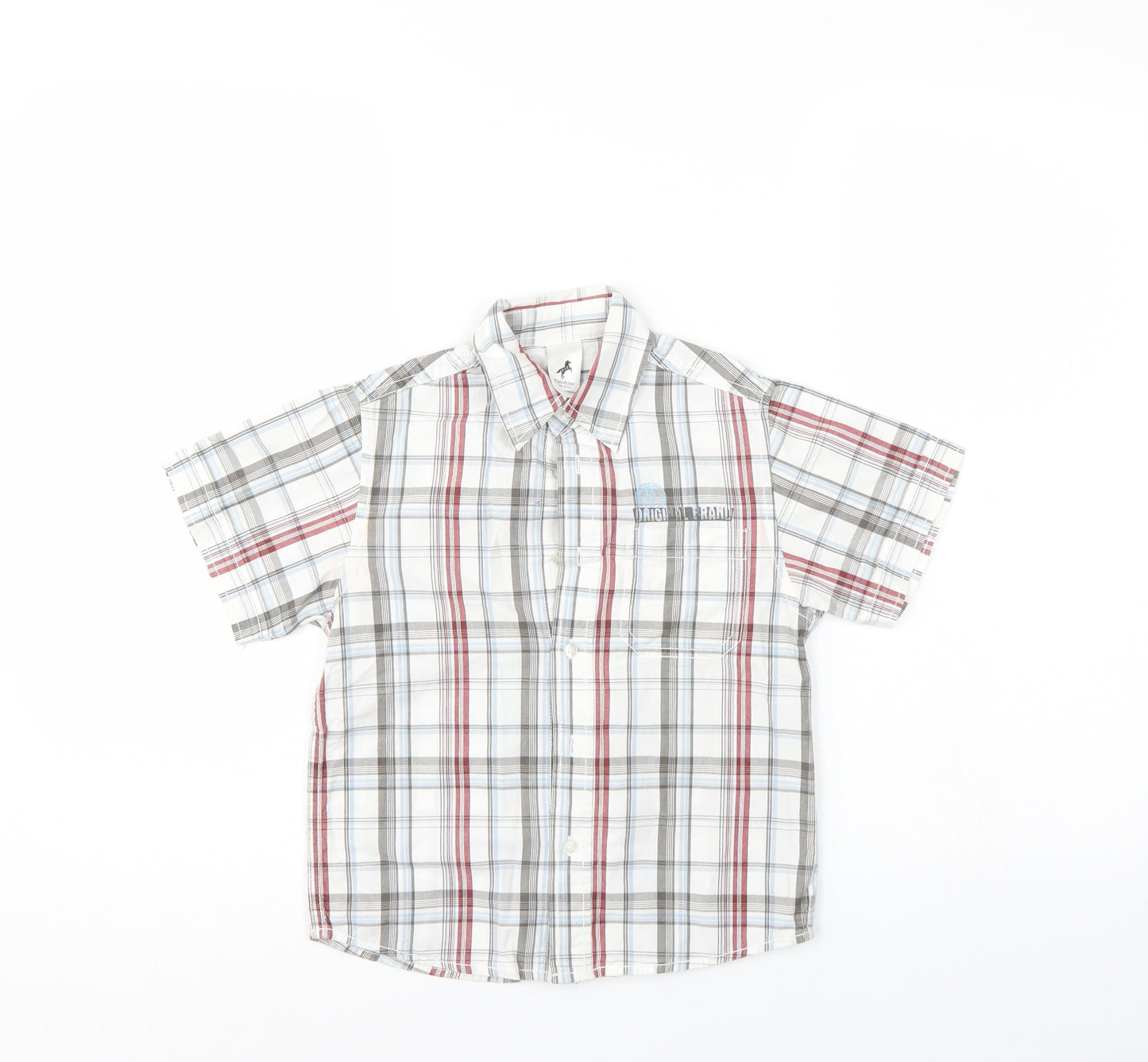 Palomino Boys Multicoloured Check  Basic Button-Up Size 5 Years