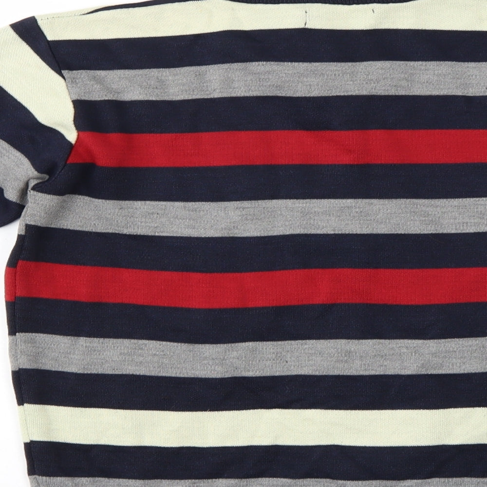Pierre Cardin Mens Multicoloured Striped   Polo Size M