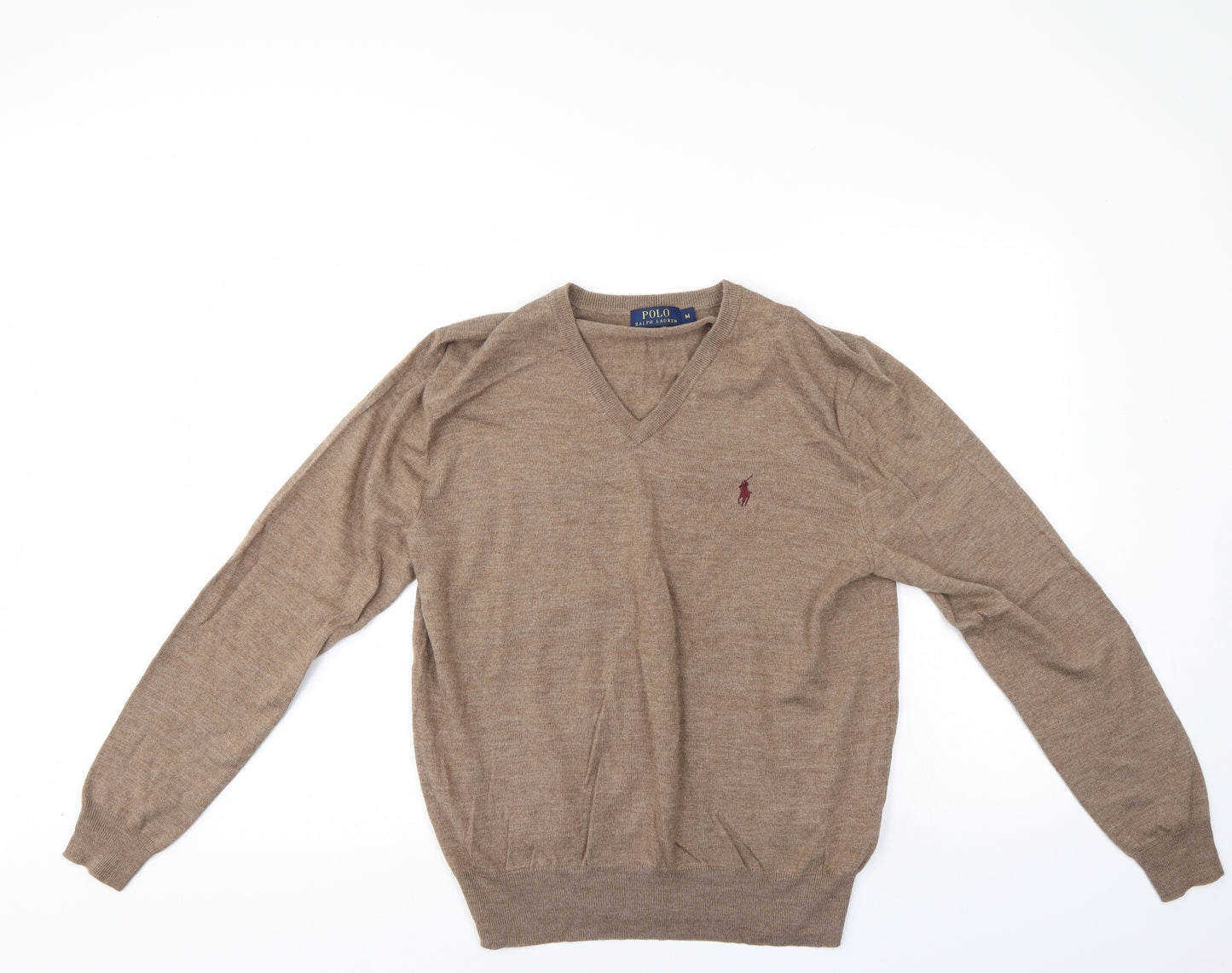 Ralph Lauren Mens Brown   Pullover Jumper Size M
