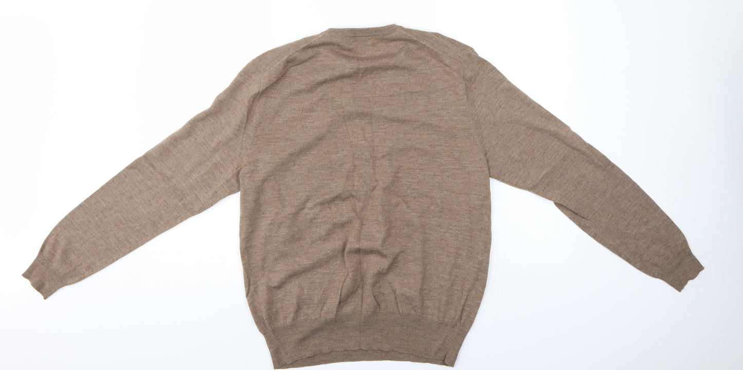 Ralph Lauren Mens Brown   Pullover Jumper Size M