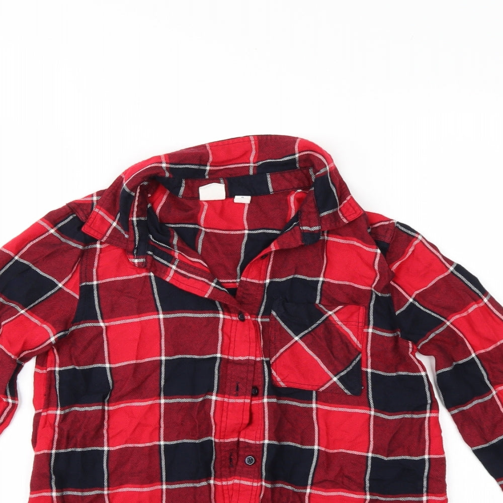 Gap Boys Multicoloured Check  Basic Button-Up Size 10-11 Years