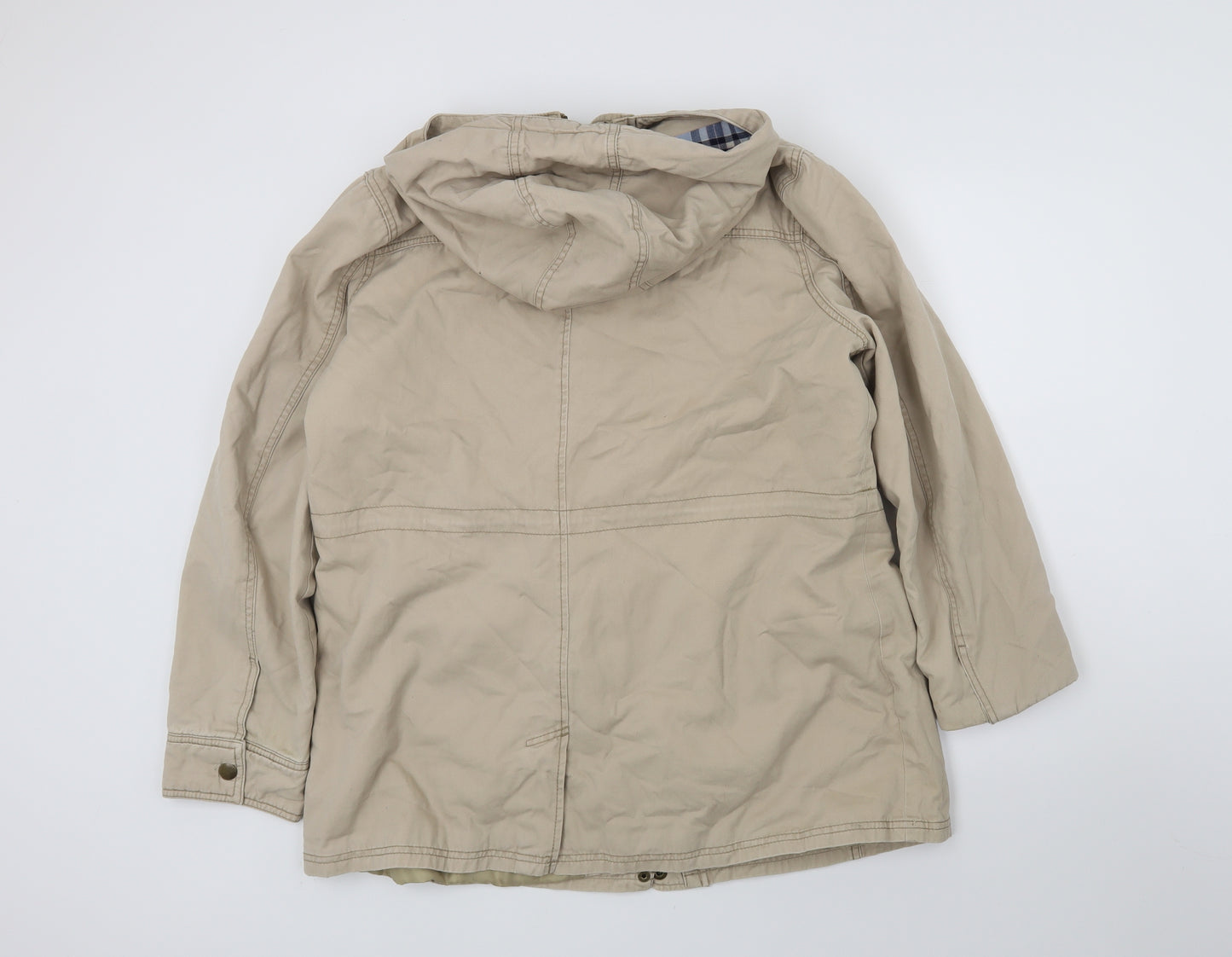 F&F Womens Beige   Overcoat Coat Size 18